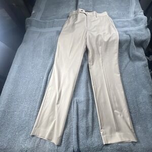 Ralph Lauren Men's 29WX30L   Flat Front Dress Slacks  Pants Tan/Beige Check NWOT